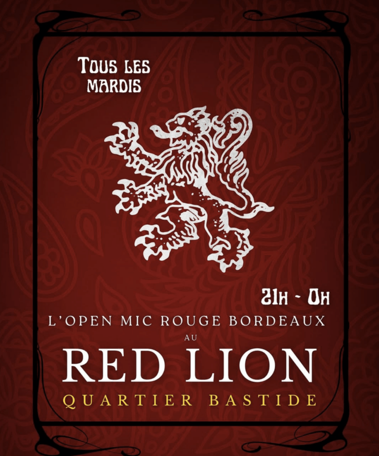L’Open Mic Rouge Bordeaux 🎤
