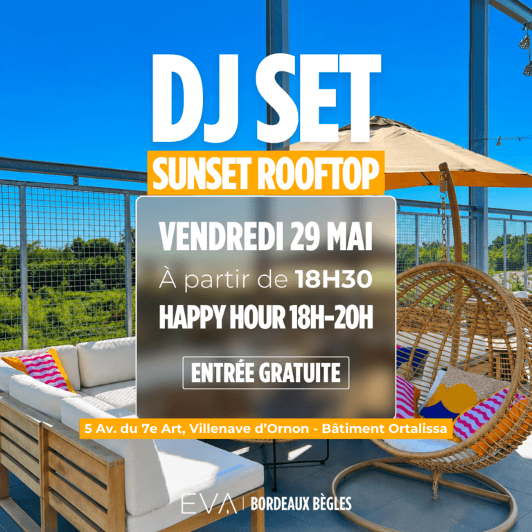 🎧🌅AFTERWORK DJ SET – SUNSET ROOFTOP