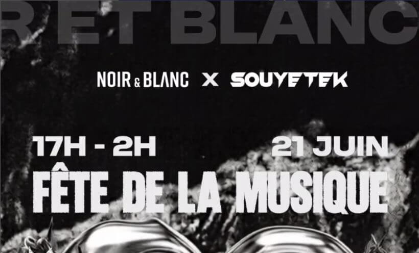 SOUYETEK X NOIR ET BLANC