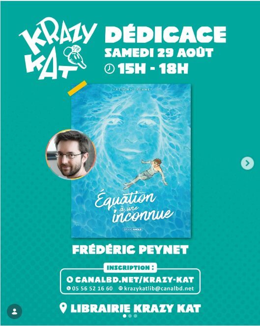Dédicace de Frédéric Peynet