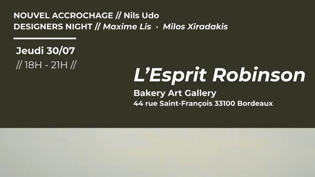 L’Esprit Robinson Vernissage Vendredi