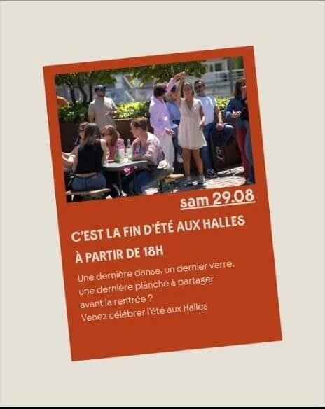C&rsquo;est la fin d&rsquo;été aux Halles - événement Bordeaux