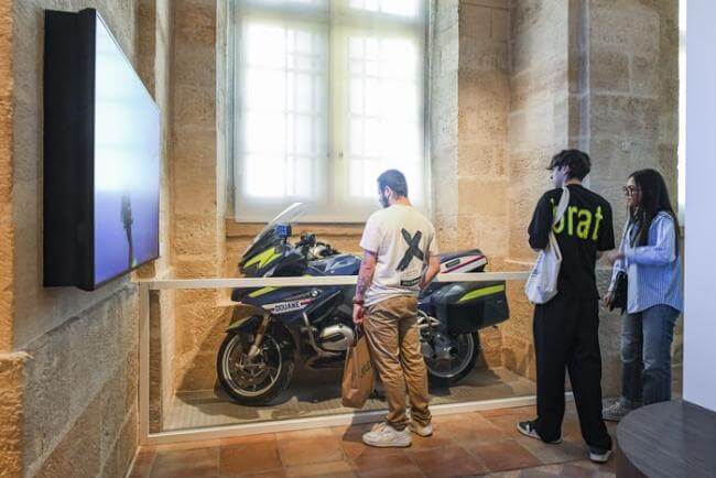 Rencontre avec des motards des douanes
