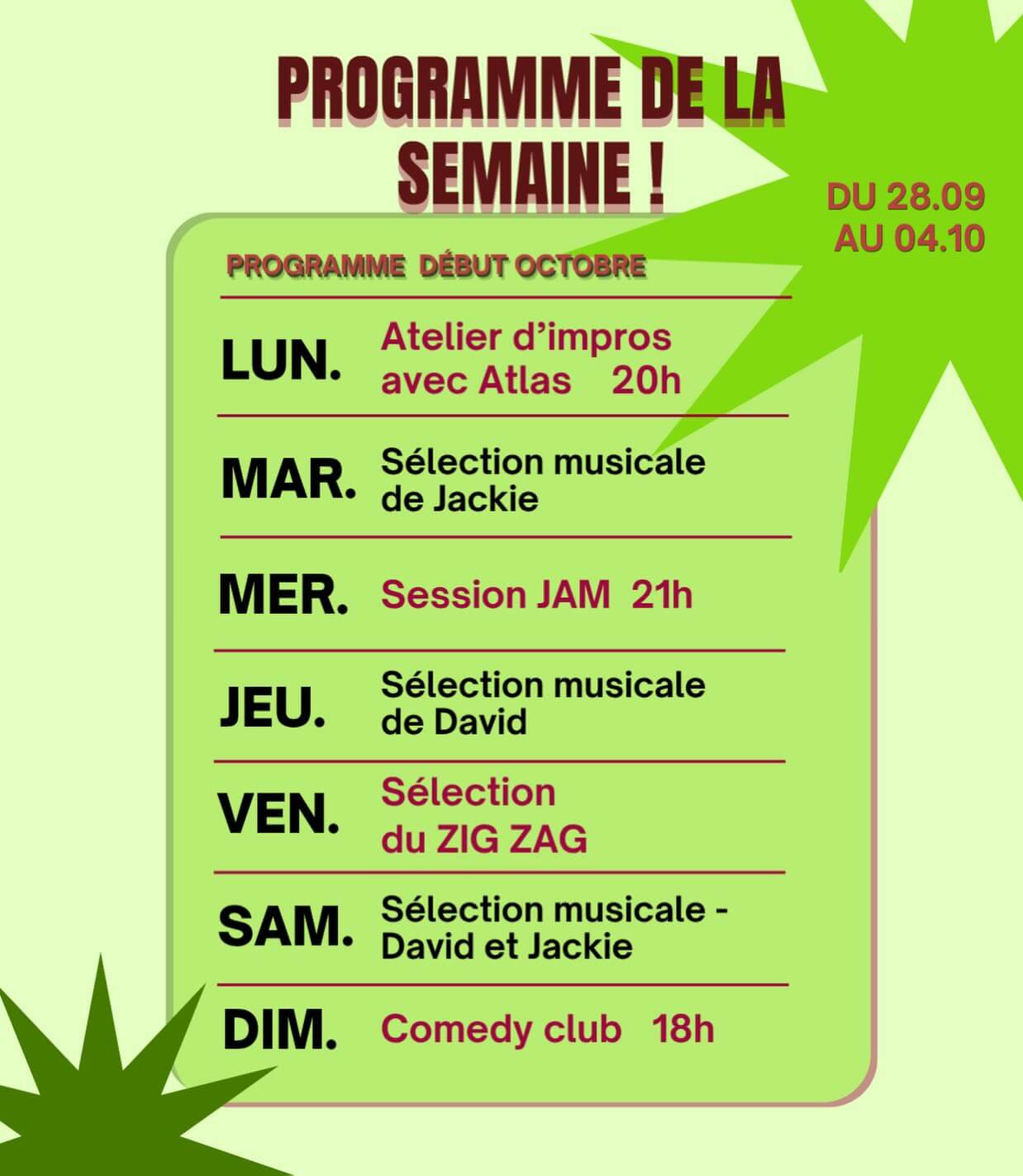 Comedy club - événement Bordeaux