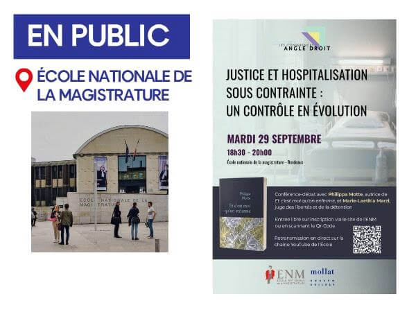 Angle Droit : Justice et hospitalisation sous contrainte - événement Bordeaux