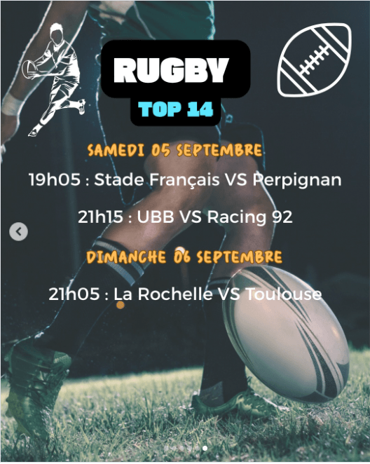 Diffusion Top 14 : La Rochelle – Toulouse - événement Bordeaux