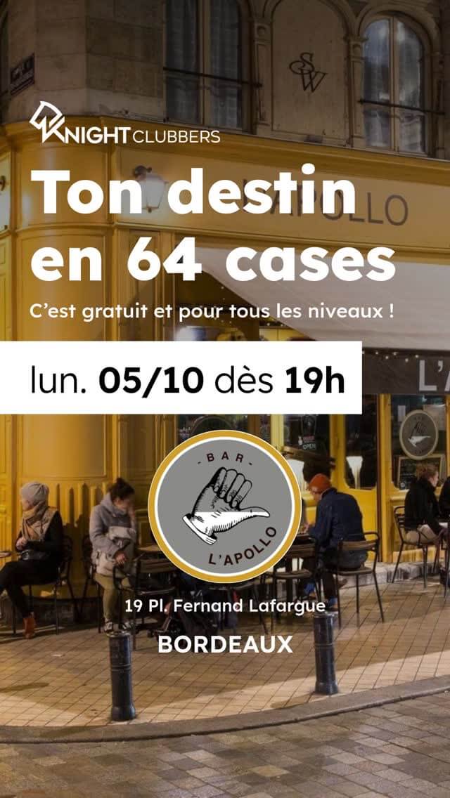 Bataille d&rsquo;échecs - événement Bordeaux