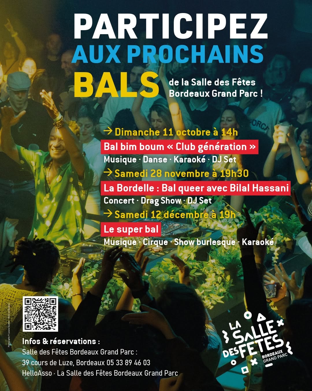 Bal Bim Boum – Club Génération - événement Bordeaux
