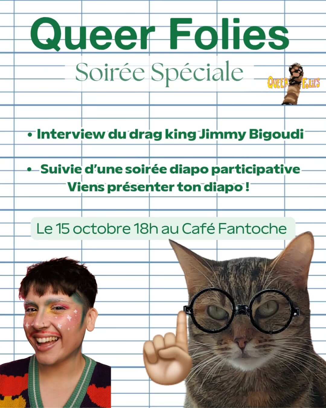 Queer Folies – soirée spéciale avec Jimmy Bigoudi - événement Bordeaux