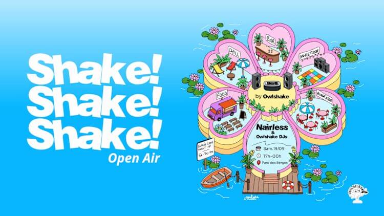 🌿🦉 Shake! Shake! Shake! Open Air 🦉🌿