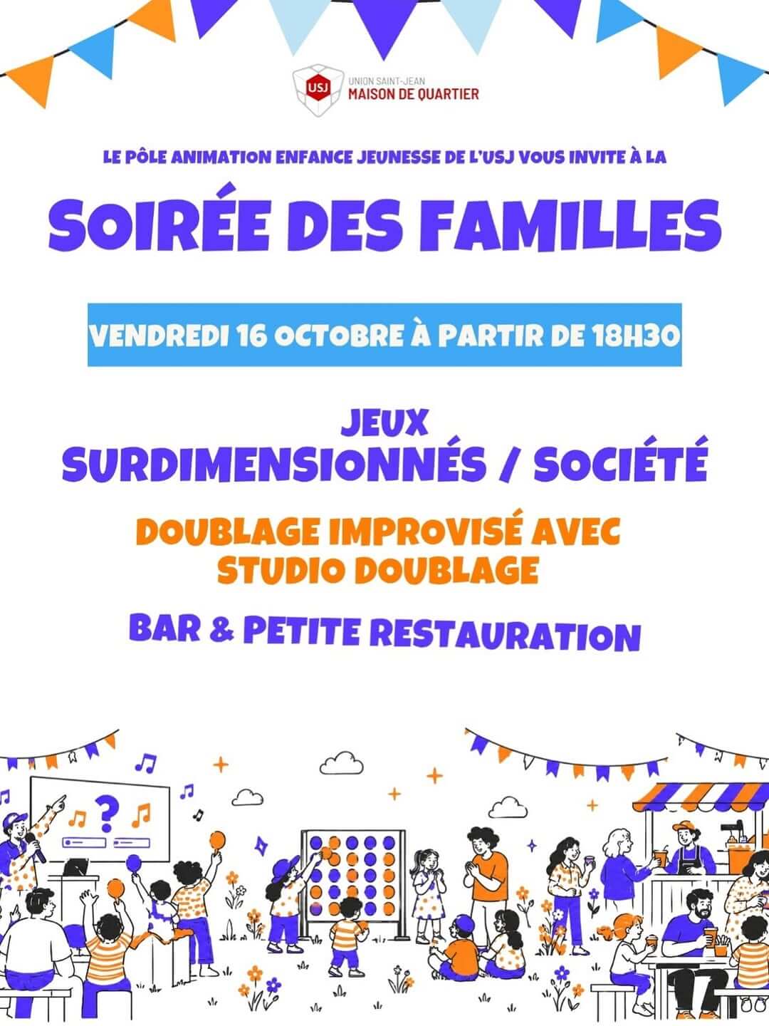 Première soirée des familles à l’USJ