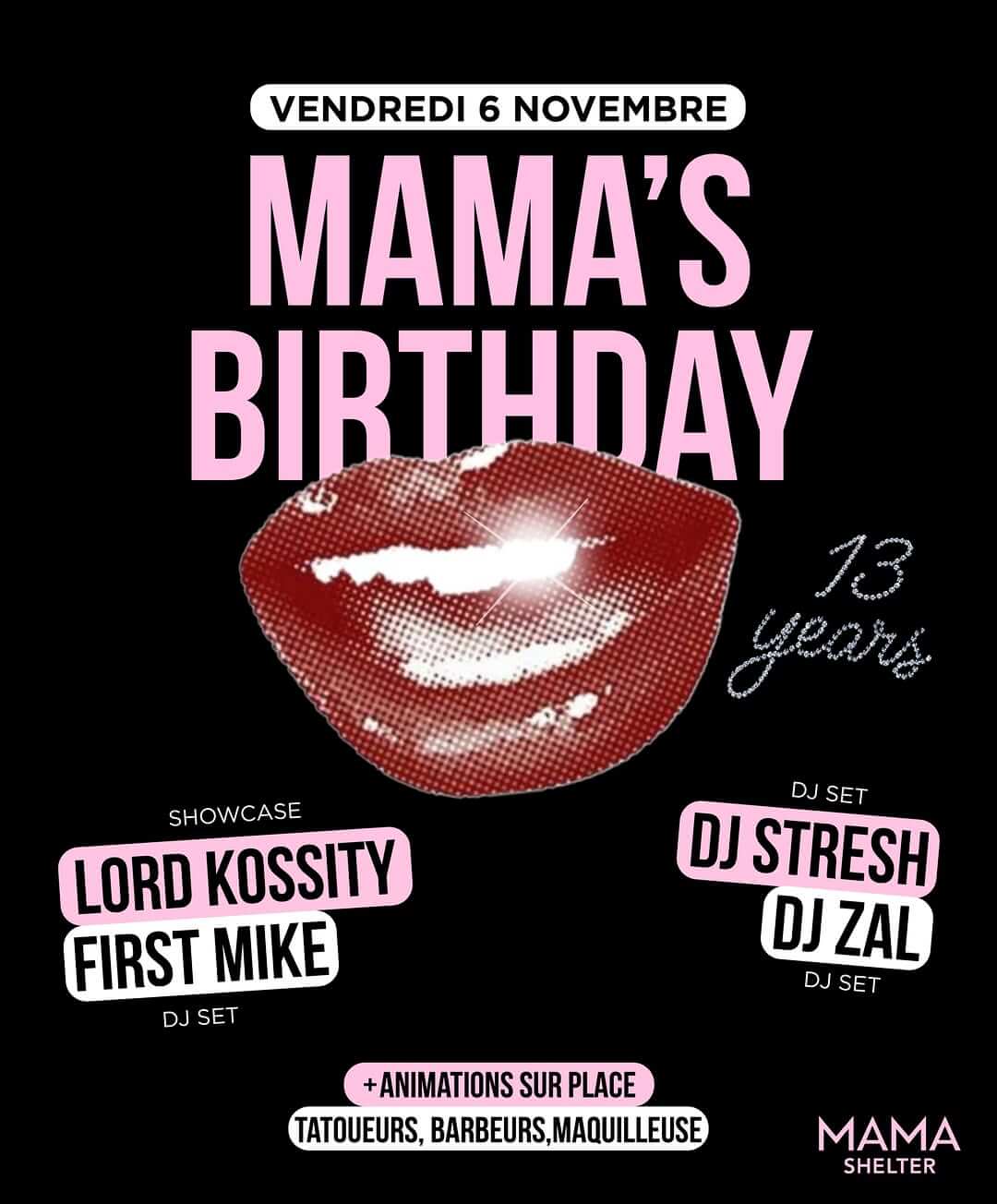 Mama’s Birthday - événement Bordeaux