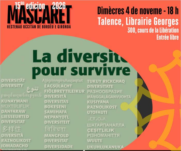 LA DIVERSITÉ POUR SURVIVRE - événement Bordeaux