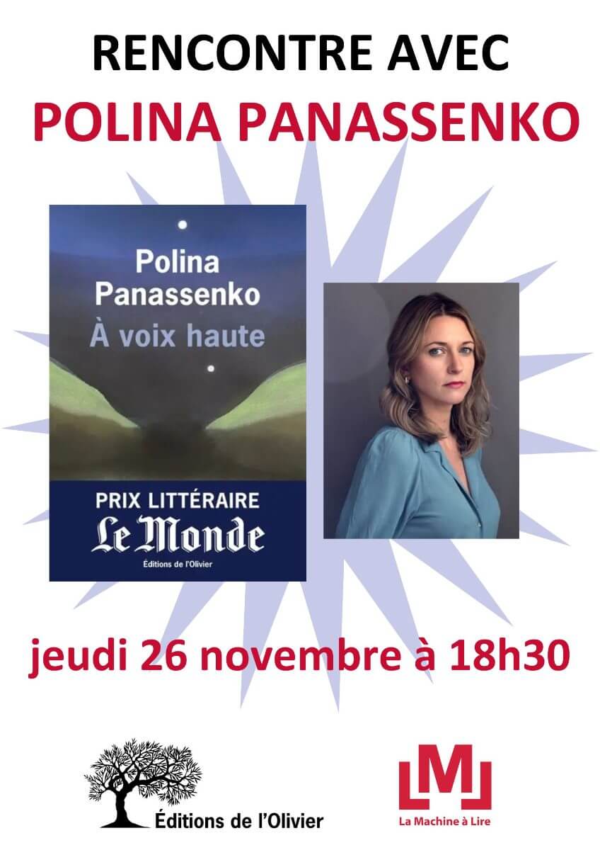 Polina Panassenko, lauréate du Prix Littéraire du Monde 2026 - événement Bordeaux