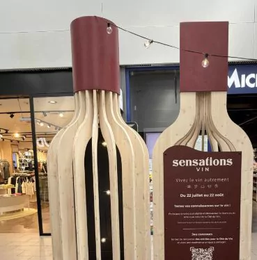 Un avant-goût de la Cité du Vin Centre Commercial de Bordeaux Lac !