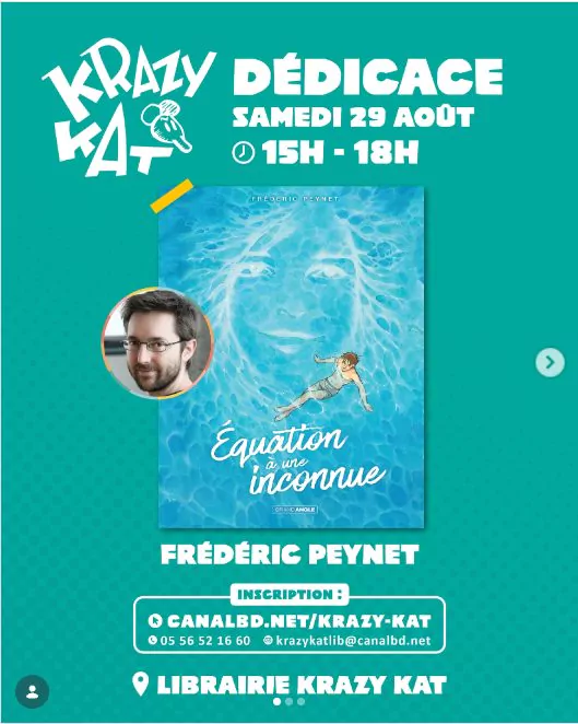Dédicace de Frédéric Peynet