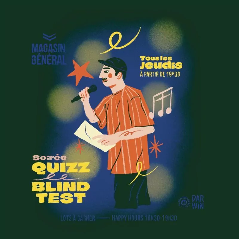 SOIREE QUIZ / BLIND TEST AU MAGASIN GÉNÉRAL