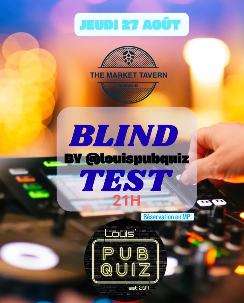 Blind Test by Louis Pub Quiz !