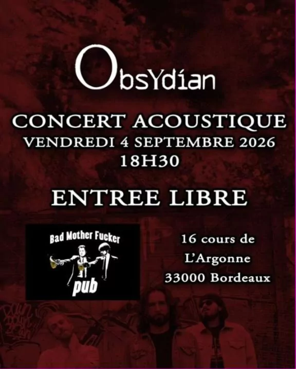 Obsydían – concert acoustique