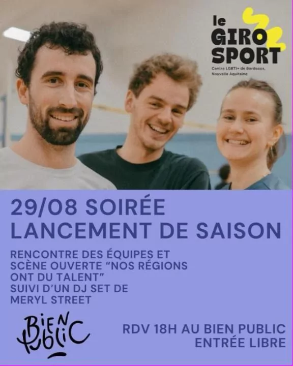Soirée lancement de saison du GiroSport