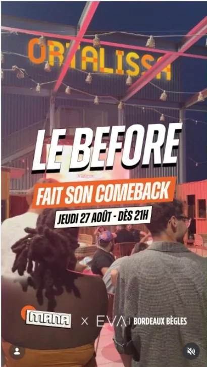 Le Before by EVA Bordeaux Bègles x MANA The Roof