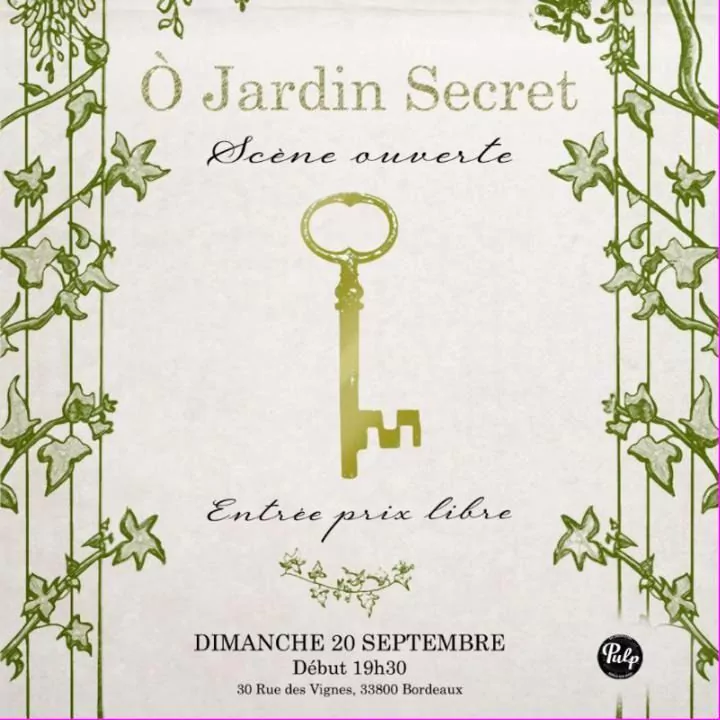 Ò Jardin Secret – scène ouverte pluridisciplinaire