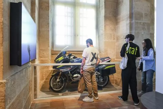 Rencontre avec des motards des douanes