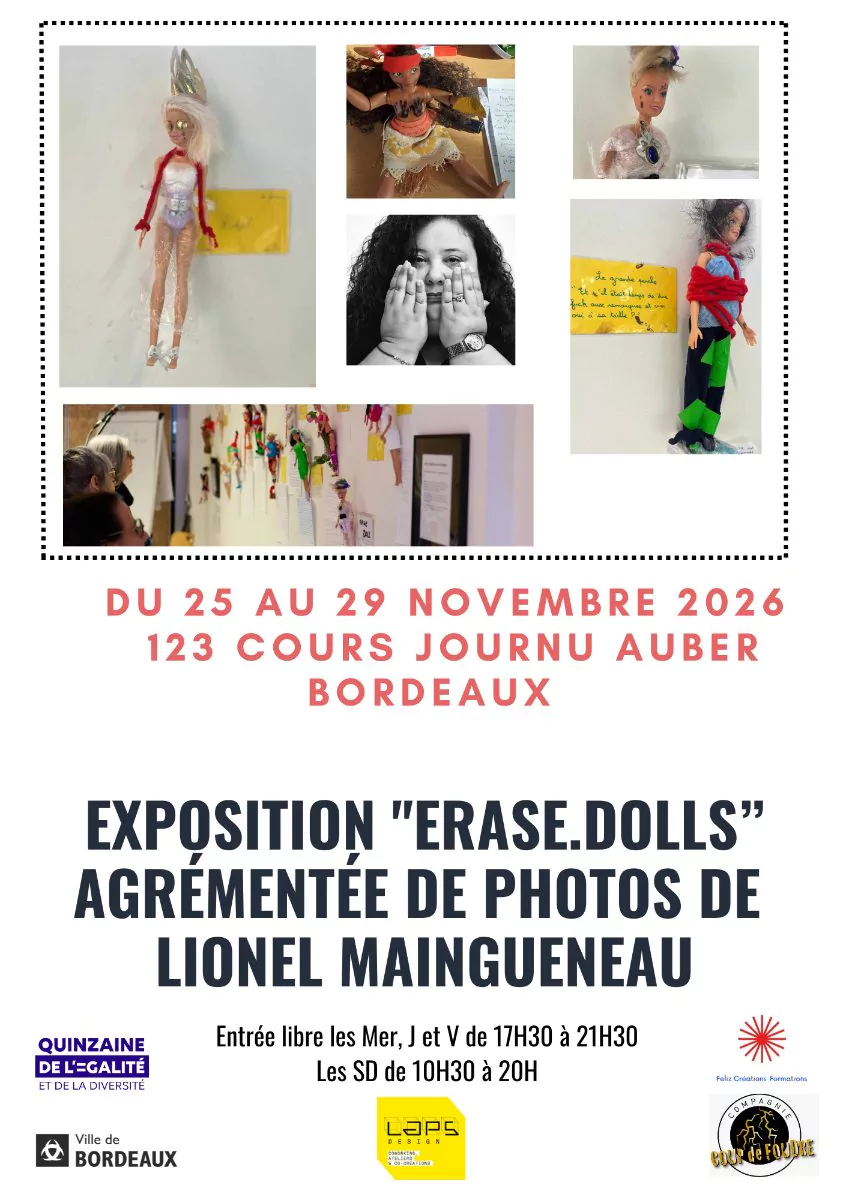 Exposition Erase Dolls et Lionel Maingueneau