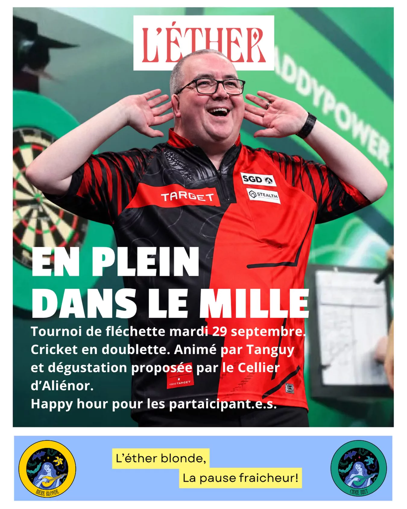 Tournoi de fléchettes