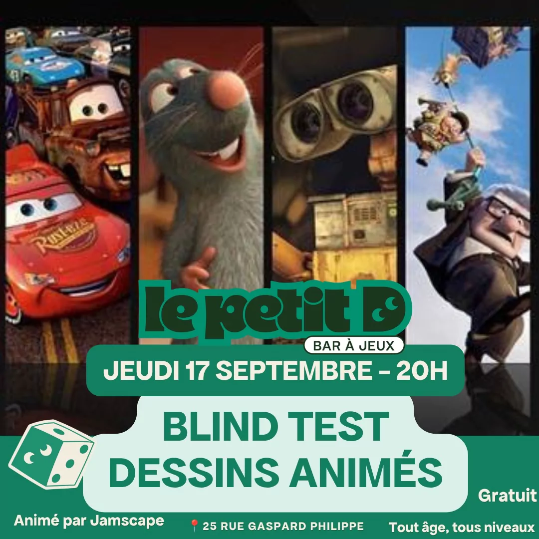 Blind test spécial dessins animés