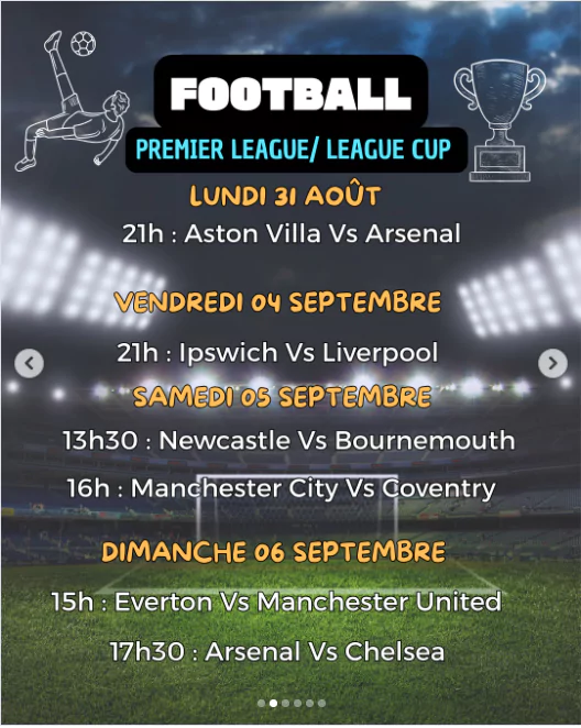 Diffusion Premier League : Everton – Manchester United
