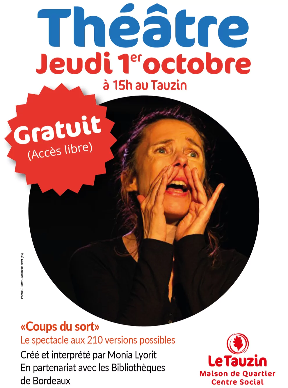 Théâtre conté – Coups du sort, de Monia Lyorit