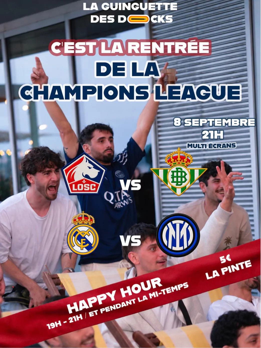 Champions League : PSG × Slovan / Liverpool × Atlético