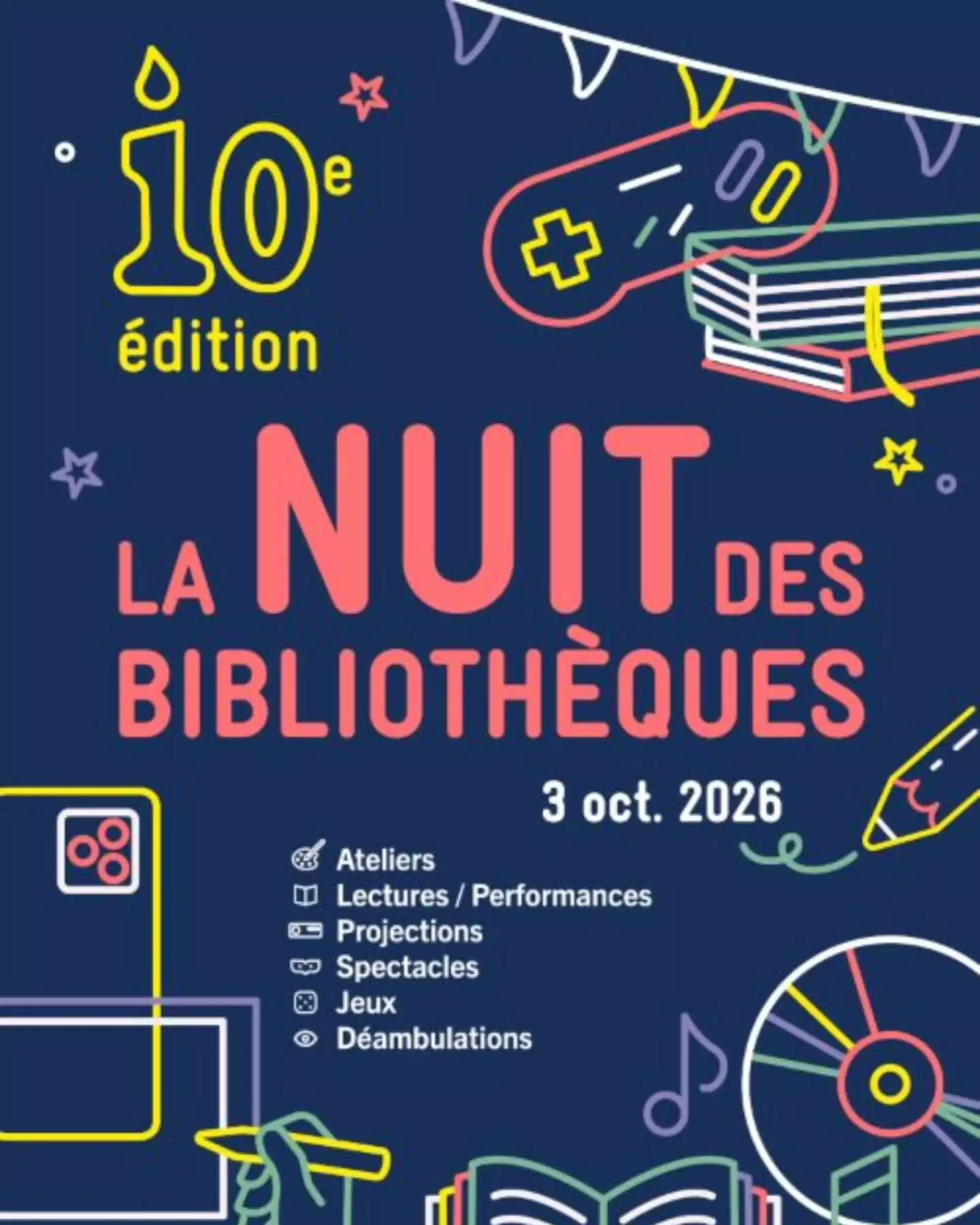 Nuit des Bibliothèques au Point Bibli Brazza