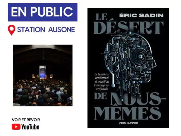 Remise du Prix Jacques Ellul : Eric Sadin