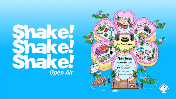 🌿🦉 Shake! Shake! Shake! Open Air 🦉🌿