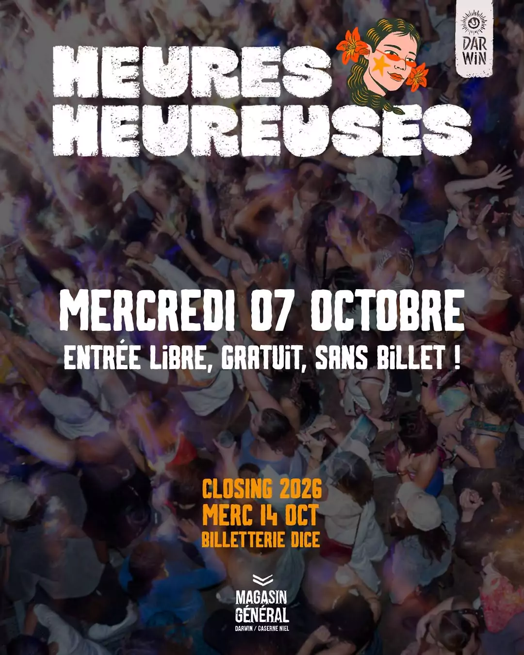 Heures Heureuses – entrée libre