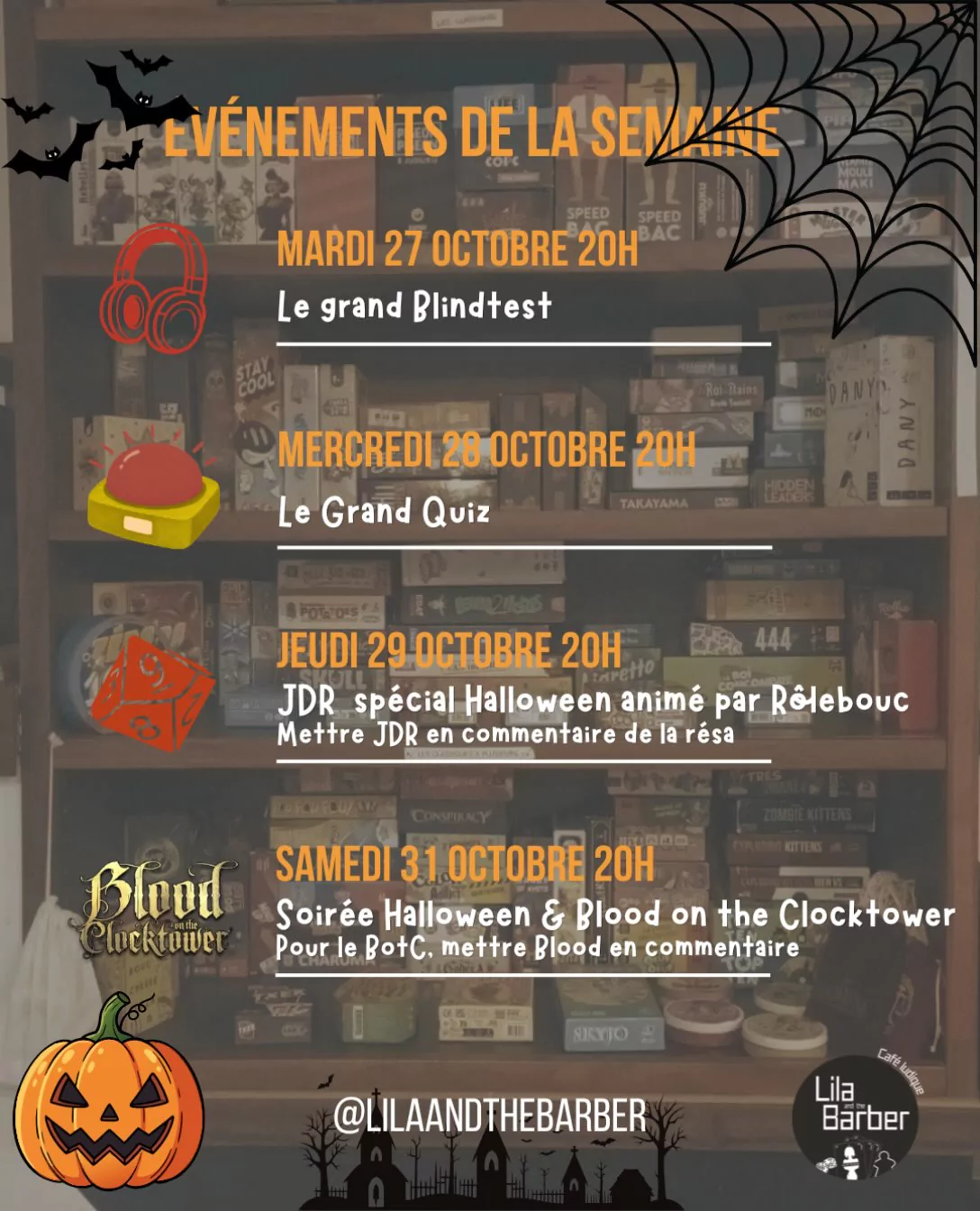 JDR spécial Halloween animé par Rôlebouc
