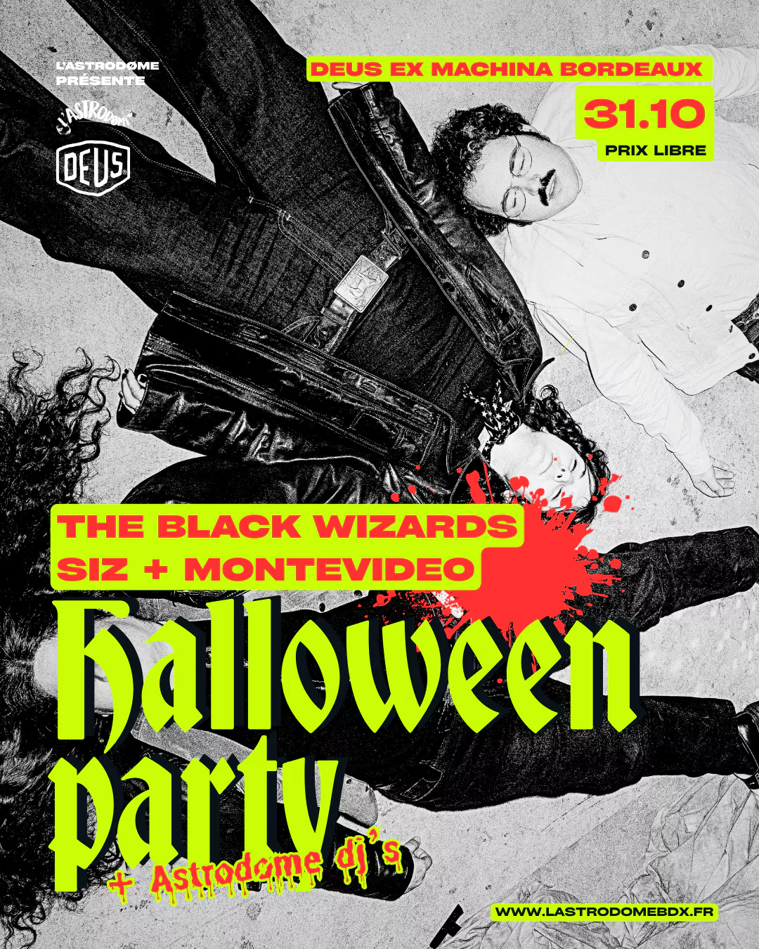 HALLOWEEN PARTY 2026 ! SIZ + THE BLACK WIZARDS + MONTEVIDEO
