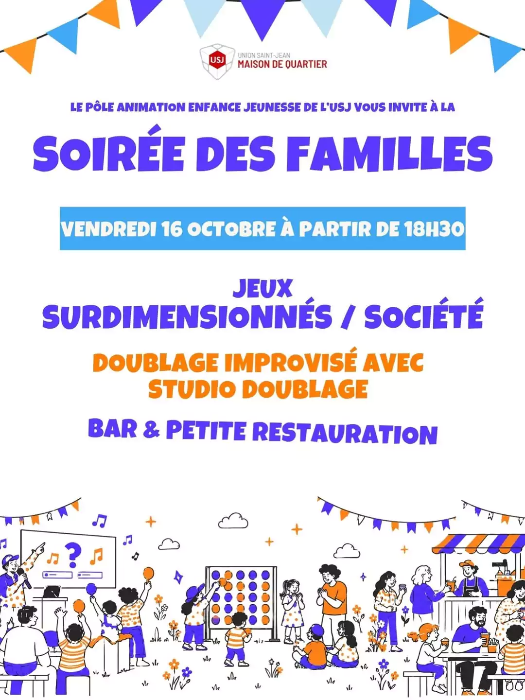 Première soirée des familles à l’USJ