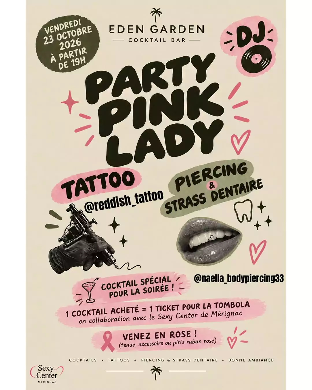 PARTY PINK LADY